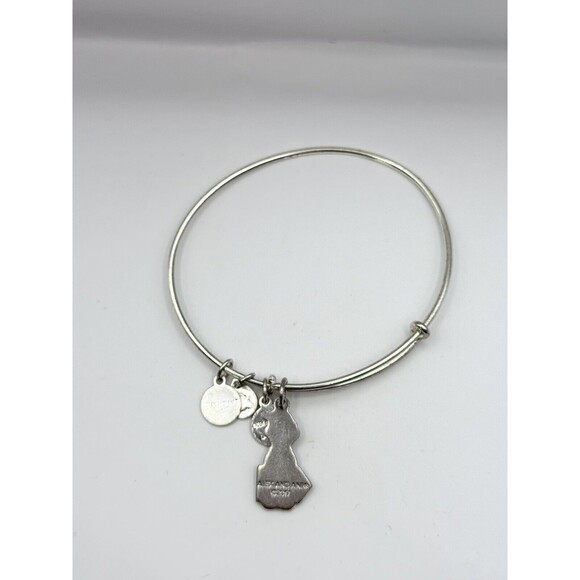 Alex And Ani North Pole Elf Christmas Snow Dangle Charm Expandable Bracelet - Picture 3 of 3